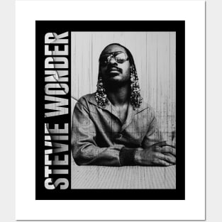 Stevie Wonder // Vintage Distressed Posters and Art